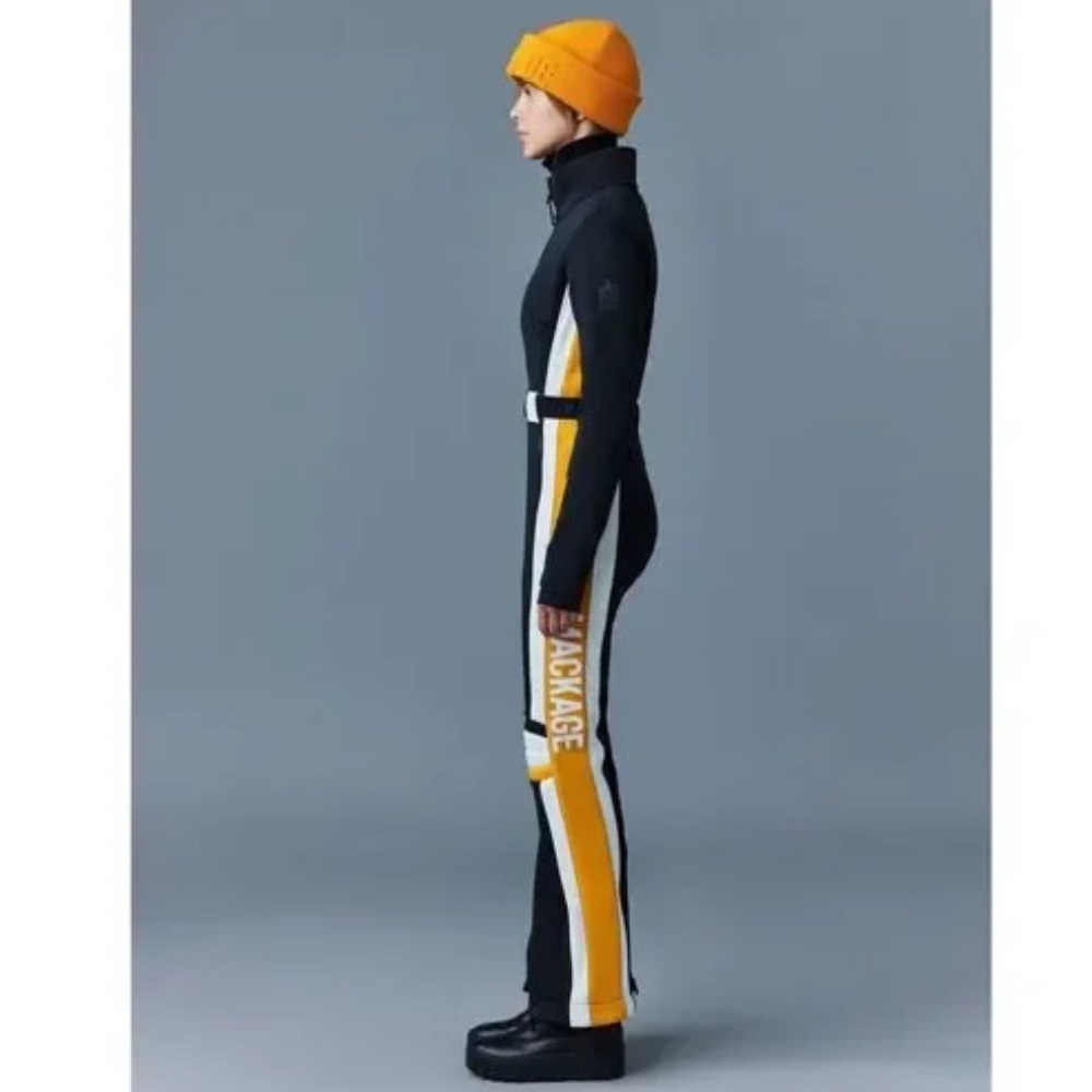 MACKAGE Brie Agile-360 Belted Bonded Fitted Premium Ski Suit - Picture 2 of 16